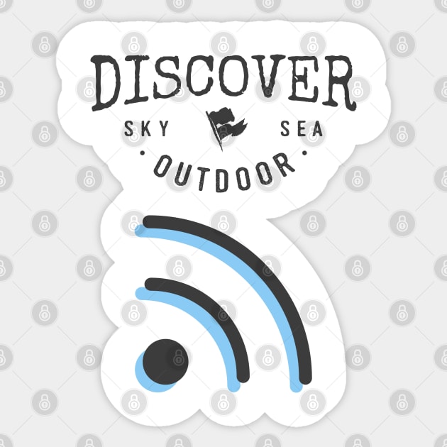 Discover Outdoor Wifi Sticker by Christine aka stine1